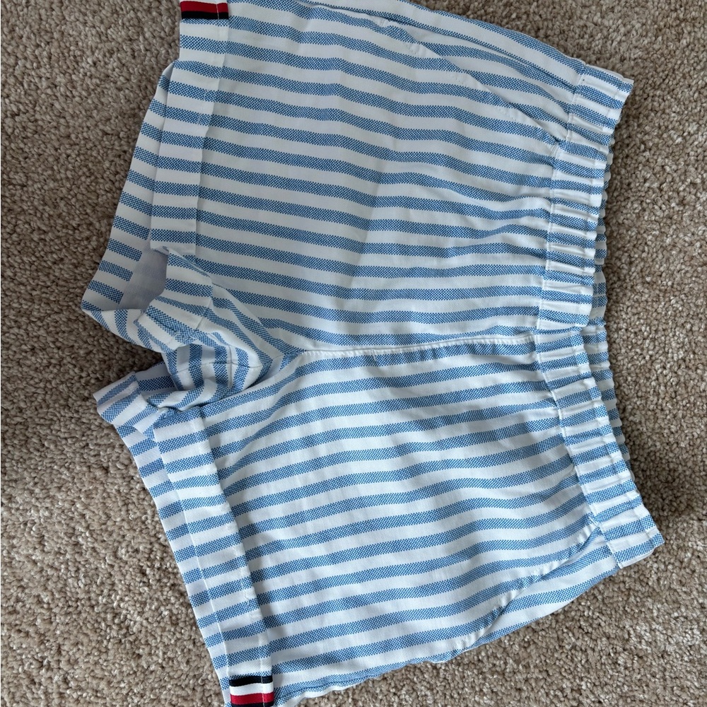 Tommy Hilfiger Blue and White Striped kid’s Athletic Shorts